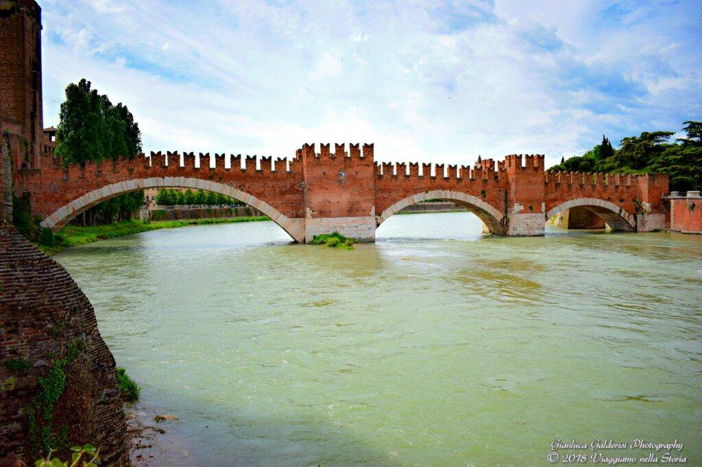 Ponte Scaligero a Verona in Veneto Italia