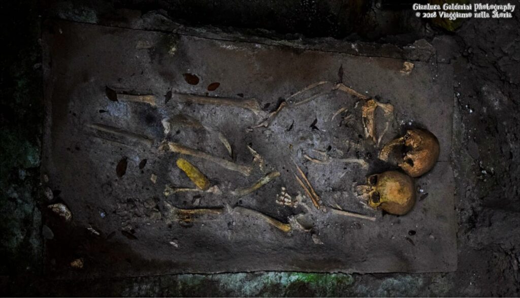 Grotta del Romito a Papasidero in Calabria in Italia
